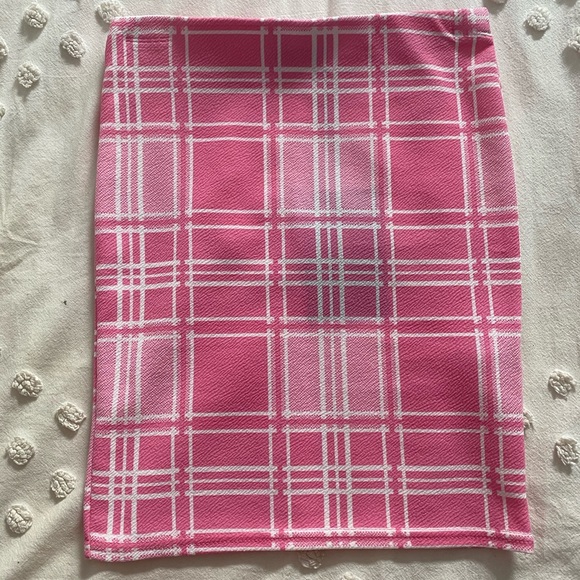 Pink Plaid Mini Skirt💖 - Picture 4 of 6